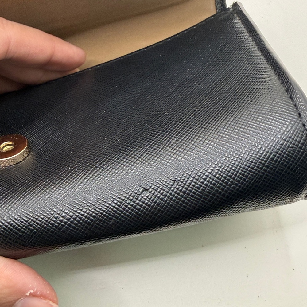 Michael Kors Black Envelope Waist Fanny Pack Belt Bag Purse S M - Picture 9 of 15